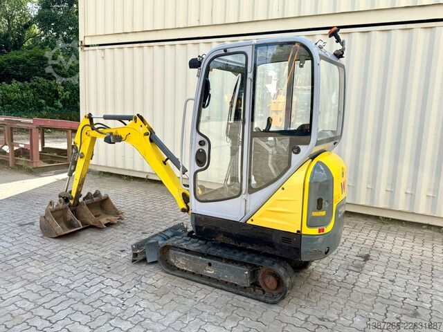 Minigraver WACKER Neuson ET16 / 2019 BJ / 1.520 H / 3x Löffel