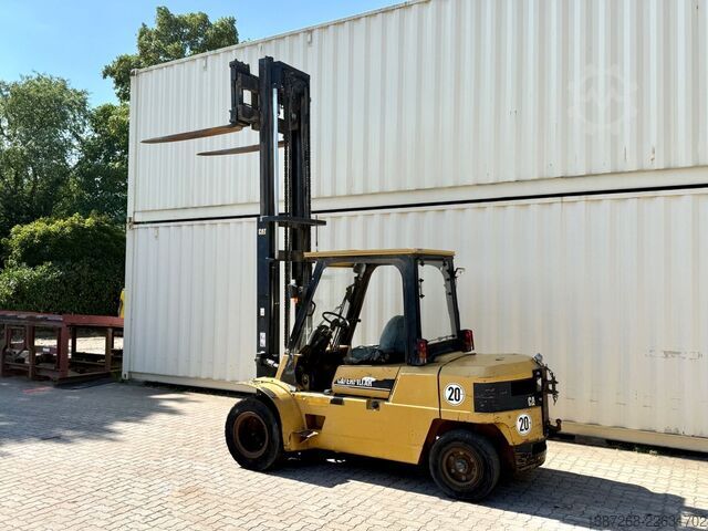 Voorlader vorkheftruck CATERPILLAR DP45 Diesel / Seitenschieber + Zinkenverstellung