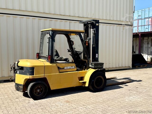 Voorlader vorkheftruck CATERPILLAR DP45 Diesel / Seitenschieber + Zinkenverstellung