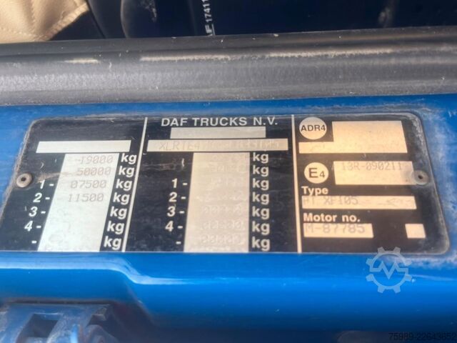Standard-SZM DAF XF 105.510 Euro 5 MANUAL gearbox, PARK CLIMA, r...