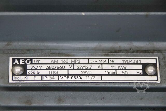 Silnik elektryczny 11 kW 2920 obr. AEG AM 160 MP2