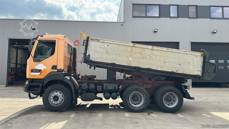 3-way tipper Renault Kerax 385 (POMPE MANUELLE / MANUAL PUMP / 6X4 /...