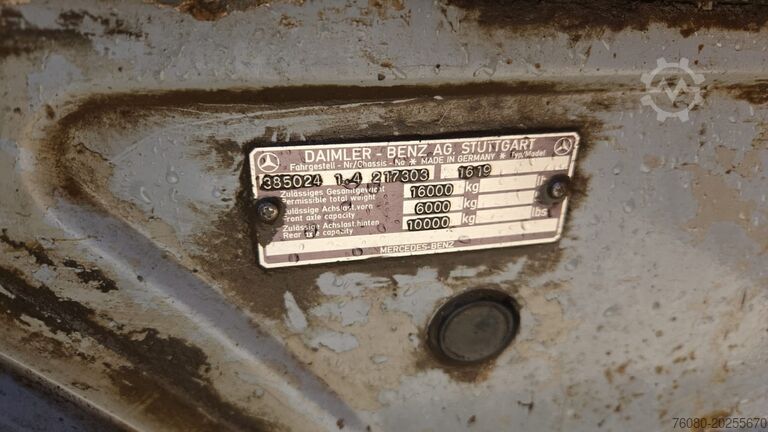 Tanker Mercedes-Benz SK 1619 (12.400L / GERMAN TRUCK / CAMION ALLEMA...