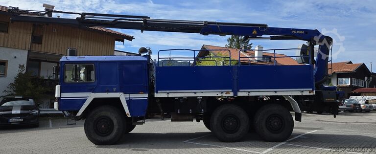 Açık kasalı kamyon (açık) MAN 7T MIL GL 6x6 KAT1 Palfinger PK 11000 Kr