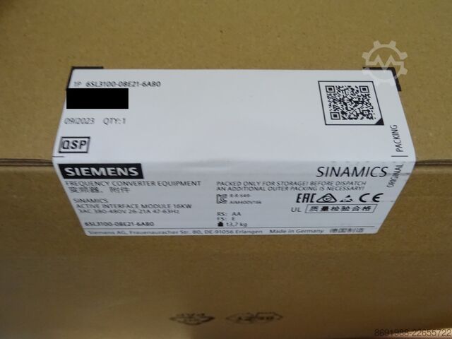 μονάδα ελέγχου Siemens AG SINAMICS S120 ACTIVE INTERFACE MODULE 16