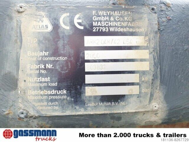 Kroghejselastbil Atlas ARK204K/42054