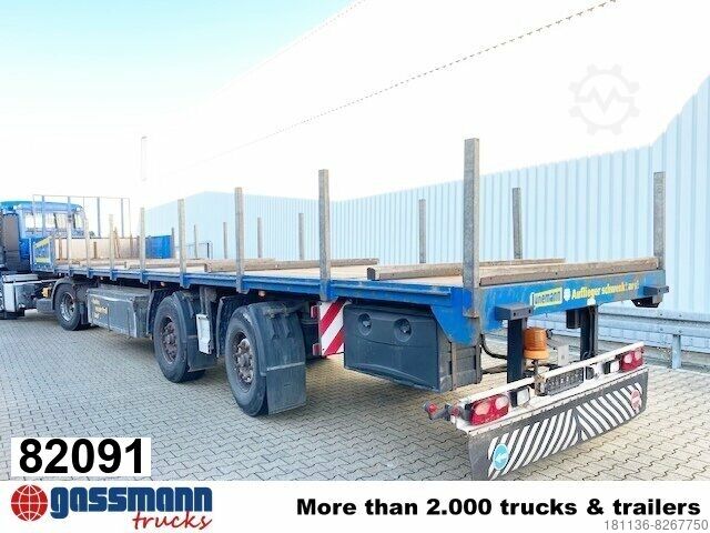 Auflieger mit Pritsche & Plane Fliegl SZS 290, Zwangsgelenkt