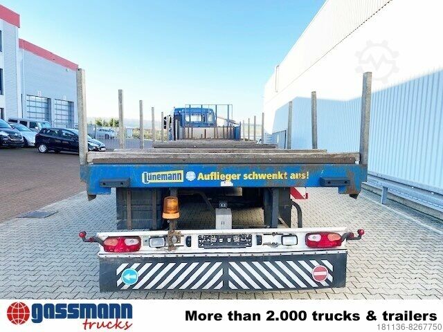 Auflieger mit Pritsche & Plane Fliegl SZS 290, Zwangsgelenkt