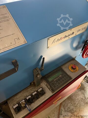 Profiling machine Schlebach SPM 30/80 LM/HYT no Schechtl Schlebach SPM 30/80 LM/ HYT