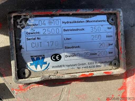 Schraapschaar Wimmer TOPCUT 700 Schrottschere