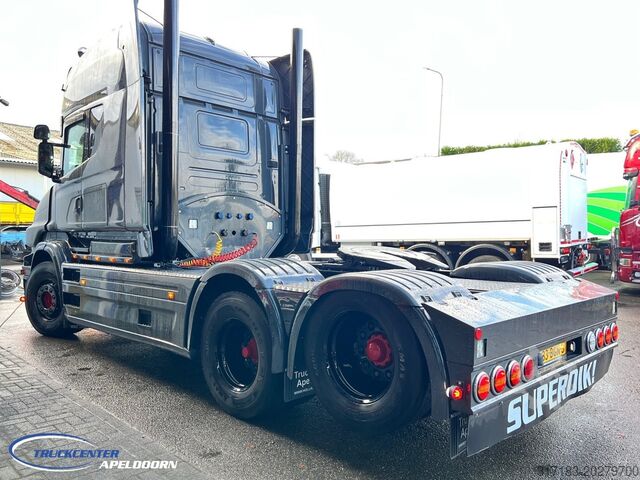 Standaard trekker Scania T560 Longline, 6x2, Retarder, Torpedo - Hauber ...
