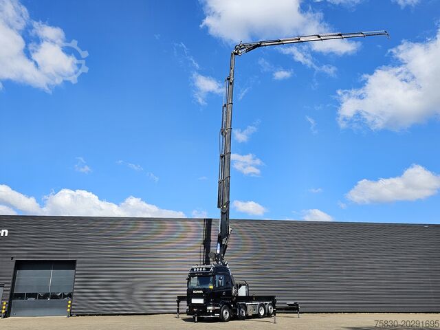Vrachtwagen met kraan Scania R490 / 8x2 / HMF 85 TM CRANE / WINCH / JIB