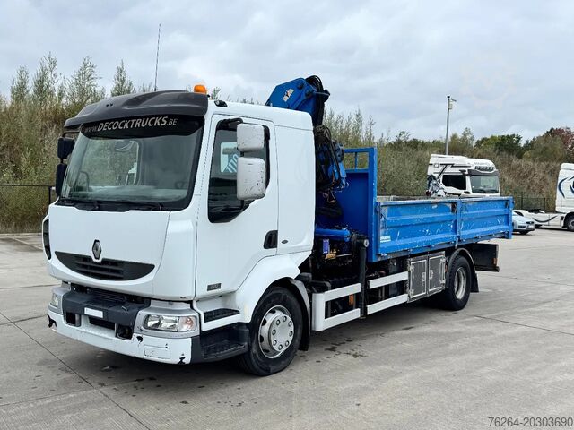 Wywrotka Renault Midlum 220 16T KIPPER+KRAAN