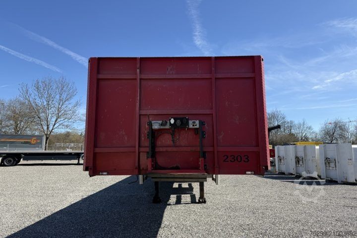 Open oplegger  2-AU Brücke / Pritsche