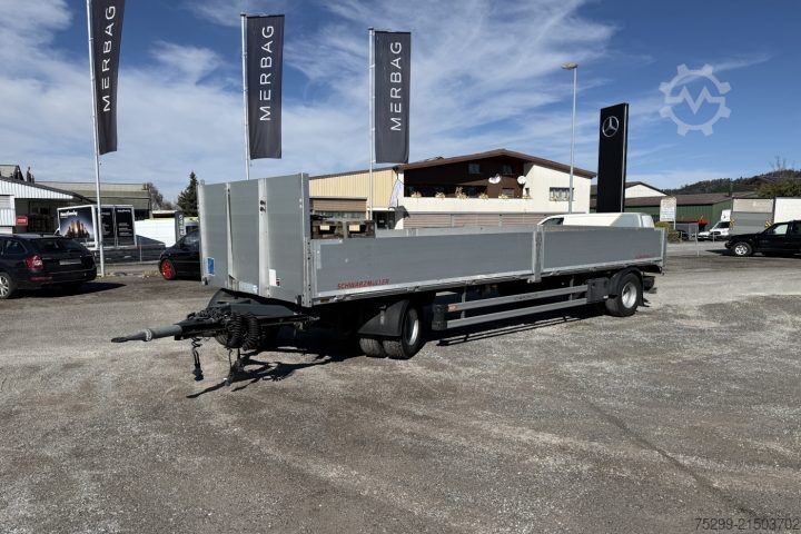 Open aanhangwagen met zeil Schwarzmüller T-Serie Brücke / Swiss-Vehicle