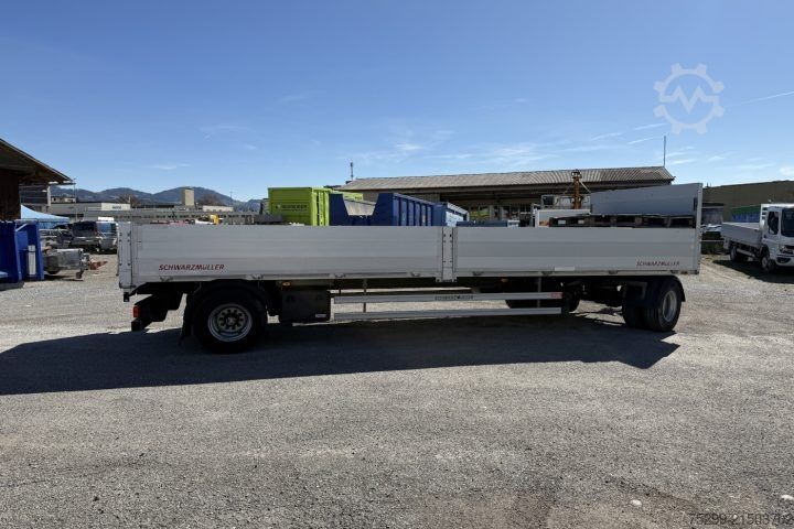 Open aanhangwagen met zeil Schwarzmüller T-Serie Brücke / Swiss-Vehicle