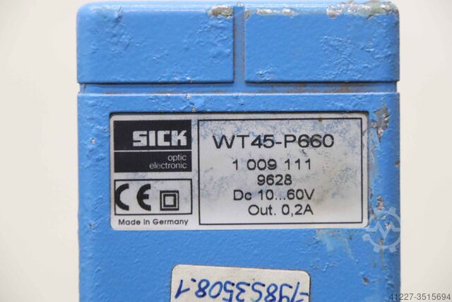 Retro-reflekterende fotoelektrisk sensor Sick WT45-P660