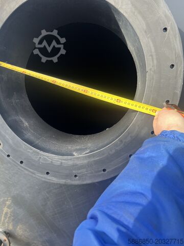 Κάθετη δεξαμενή 50.000 λίτρων από πολυαιθυλένιο (PE)