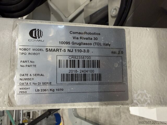 Industriële robot Comau C5G ACC3-E & Comau Smart-5 NJ 110-3.0