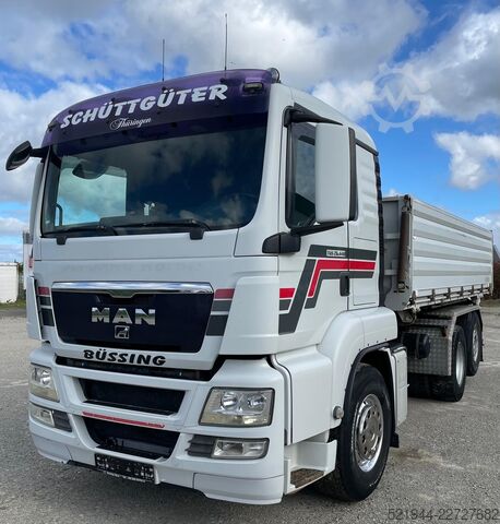 Driezijdige kipper MAN TGS 26.440  6x2 Liftachse Full Air Euro4