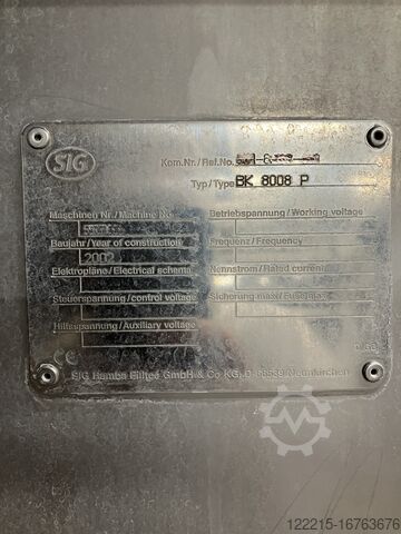 Hamba BK 8008 P Filling Line (2002) Hamba Abfülllinie