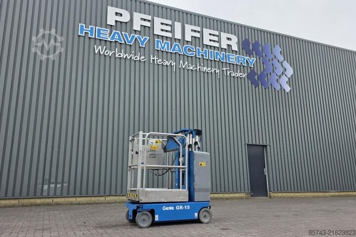Articulated boom lift Genie GR15 Electric, Batteries 2024, 6.5m Working Height