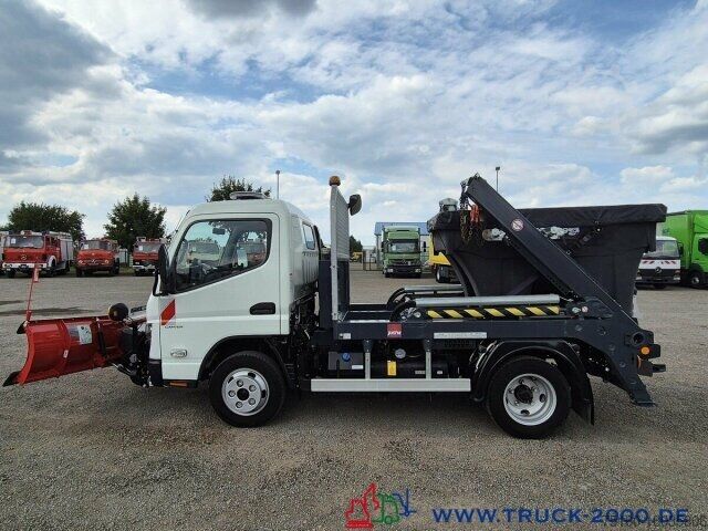 Kiepwagen bestelauto Mitsubishi Canter Fuso 6S15 Winter Schneeschild Salzstreuer