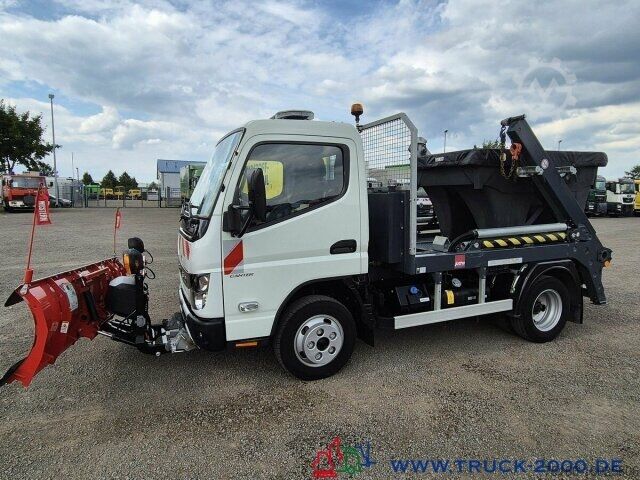 Kiepwagen bestelauto Mitsubishi Canter Fuso 6S15 Winter Schneeschild Salzstreuer