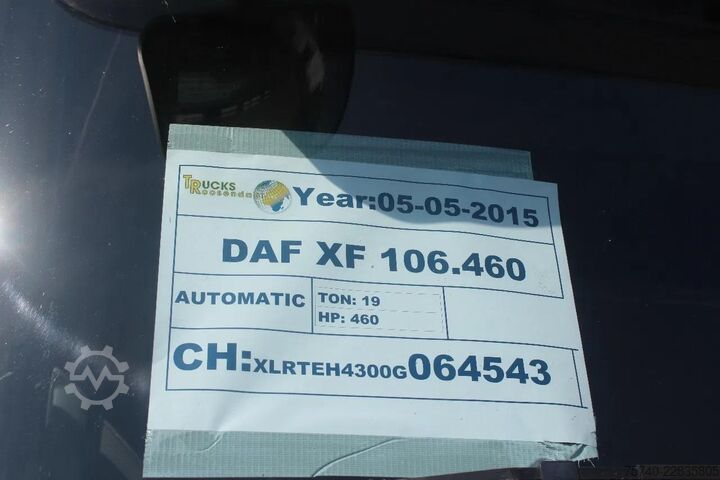 Standaard trekker DAF XF 106.460 + EURO 6