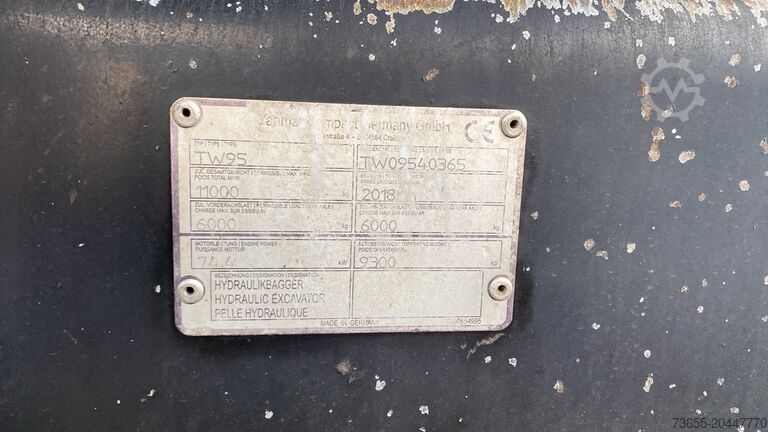 Mobiele graafmachine Terex-Schaeff TW 95 Yanmar