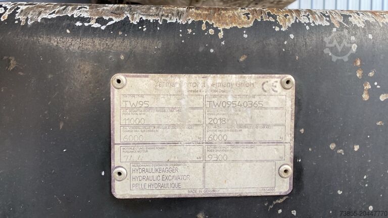 Mobiele graafmachine Terex-Schaeff TW 95 Yanmar