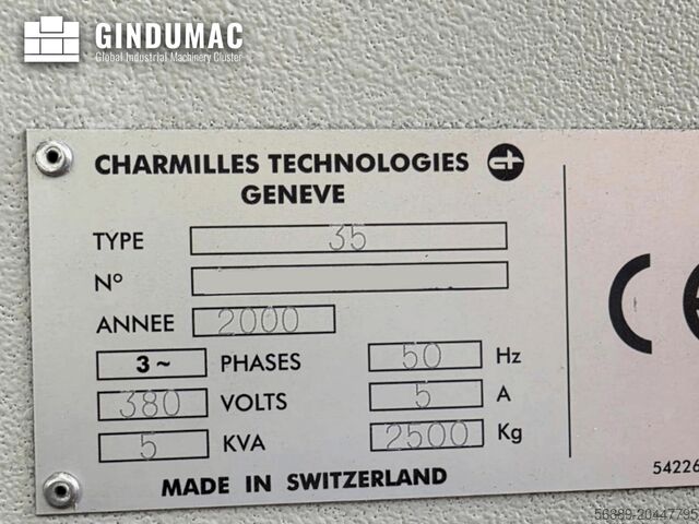 Zinkvonkmachine CHARMILLES Roboform 35