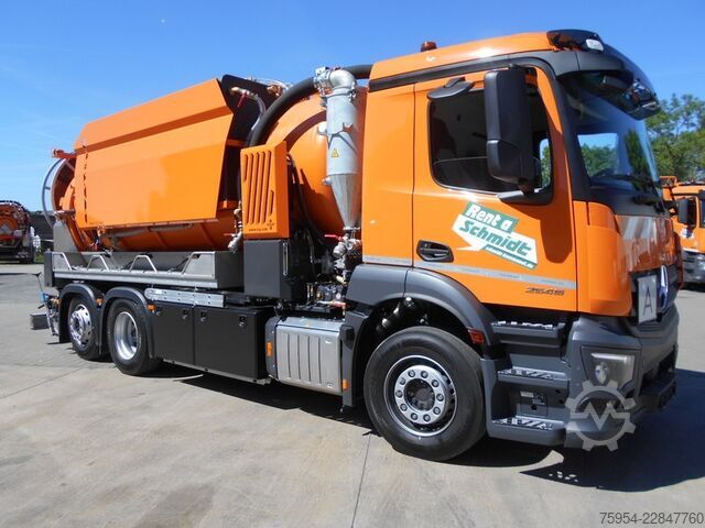 Autocisterna a vuoto Mercedes-Benz Actros 2546 L 6x2 / Poseidon 15 K