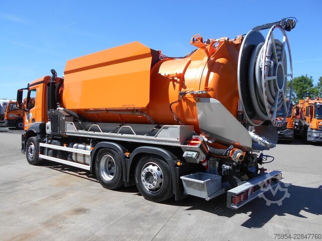 Autocisterna a vuoto Mercedes-Benz Actros 2546 L 6x2 / Poseidon 15 K