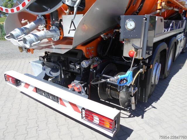 Autocisterna a vuoto Mercedes-Benz Actros 2546 L 6x2 / Poseidon 15 K