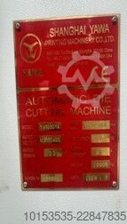 Cortadora automática (Die cutter) Yawa MW1050 YA