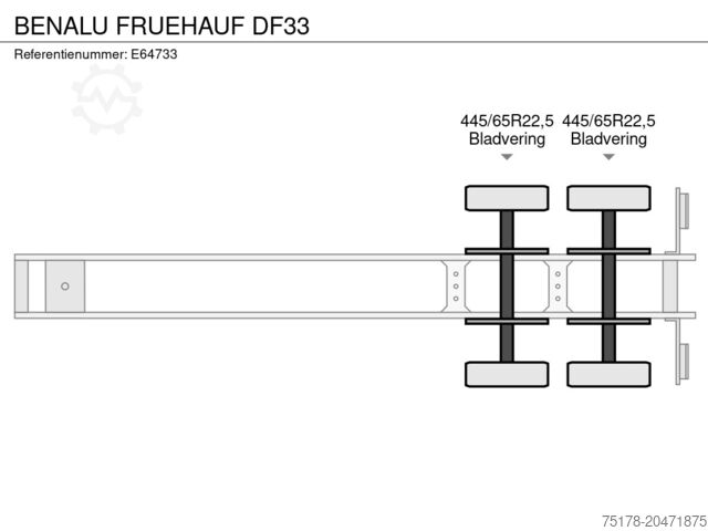 Wywrotka BENALU FRUEHAUF DF33