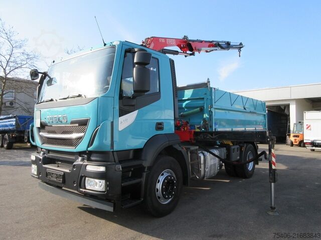 Ανατρεπόμενο φορτηγό iveco Stralis 310 3-S-Kipper Fassi-Kran Funk