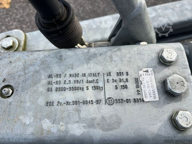 Dieplader oplegger HUMBAUR Tieflader 3,5t 2,87t NZL HS353718