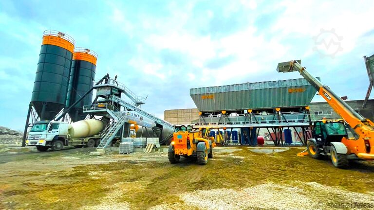 Plantă gata amestecată Stationary Concrete Mixing Plant Stationary asphalt mix plant