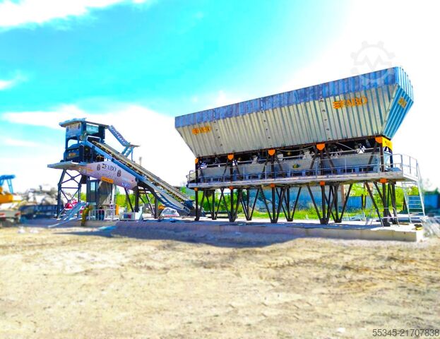 Plantă gata amestecată Stationary Concrete Mixing Plant Stationary asphalt mix plant