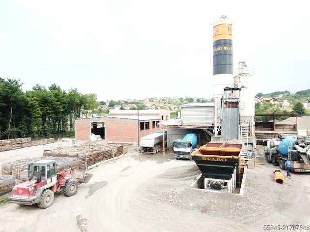 Plantă gata amestecată Stationary Concrete Mixing Plant Stationary asphalt mix plant