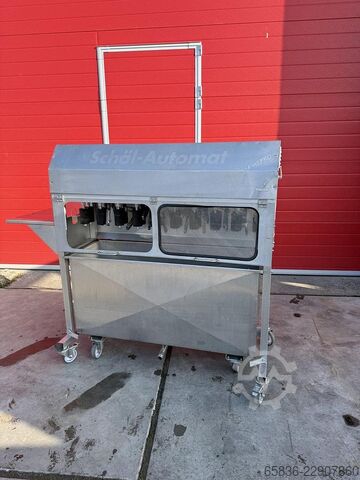 2008 Hepro HSM-180/SAP aspergeschilmachine met 8 stations Hepro HSM-180/SAP