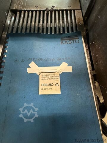 Mașină de ferăstrău cu bandă complet automată KASTO SSB 260 VA Serie 113