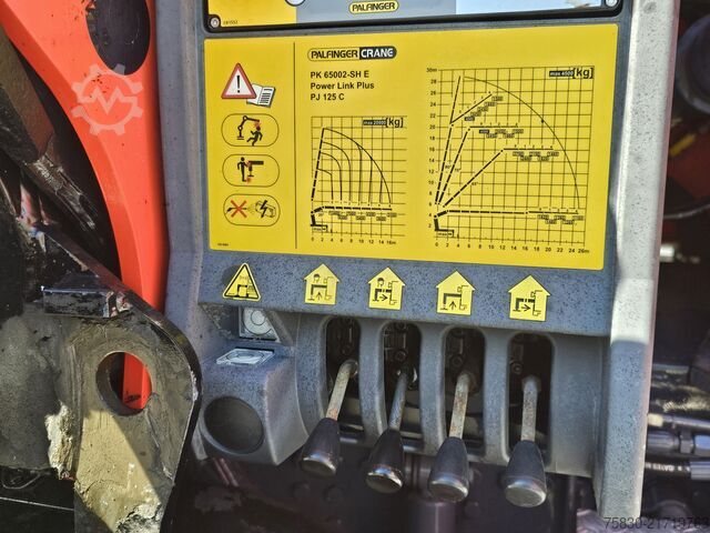 Standard-SZM Mercedes-Benz Arocs 3251 8X4 / PALFINGER PK 65002 + JIB