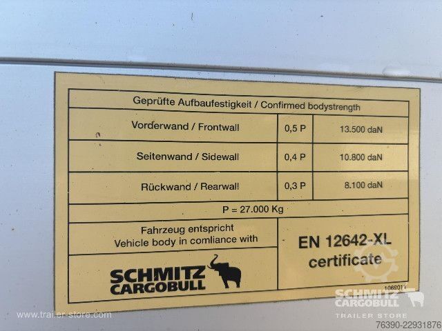 Semi-remorque bâchée Schmitz Cargobull Semitrailer Curtainsider Standard
