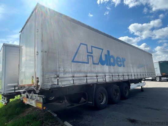Semi-remorque bâchée KRONE SD TAUTLINER, EDSCHA-VERDECK,  BPW-ACHSEN, COIL-MULDE