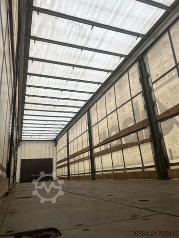 Semi-remorque bâchée KRONE SD TAUTLINER, EDSCHA-VERDECK,  BPW-ACHSEN, COIL-MULDE