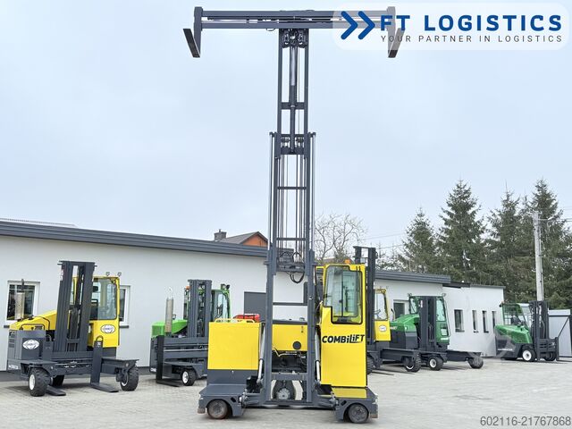 Carrello elevatore a 4 direzioni Combilift C3000STE TRIPLEX WIDE POSITIONER CABIN