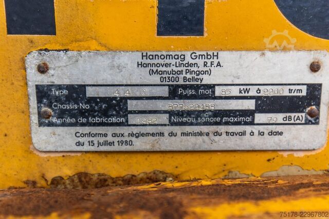 încărcător HANOMAG 44C
